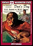 Washington State Cougars 2013 Vintage Football Calendar by Asgard Press (2012-08-01) by 