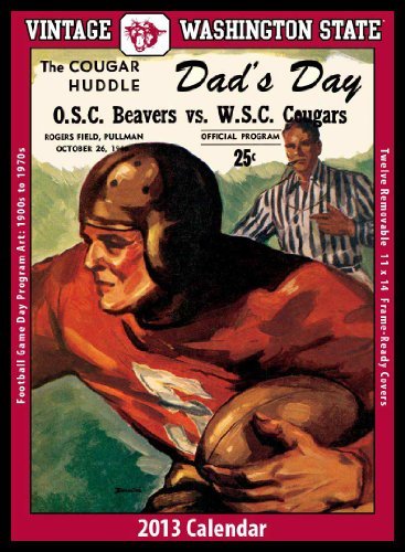 Washington State Cougars 2013 Vintage Football Calendar by Asgard Press (2012-08-01) by 