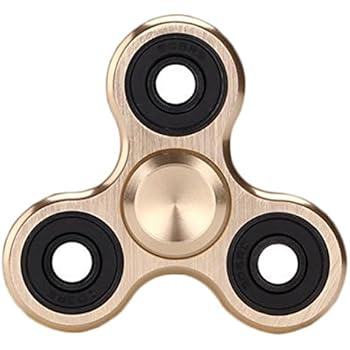 Arrive Guide Fidget Spinnerhand Spinner Finger Spinner Metal Edc Fidget Spinner Adhd Focus Anxiety Relief Toys Gold