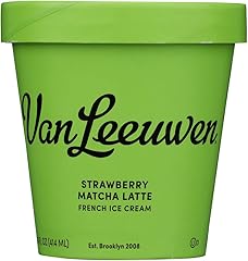 Van Leeuwen Strawberry Matcha Latte Ice Cream, 14 FZ