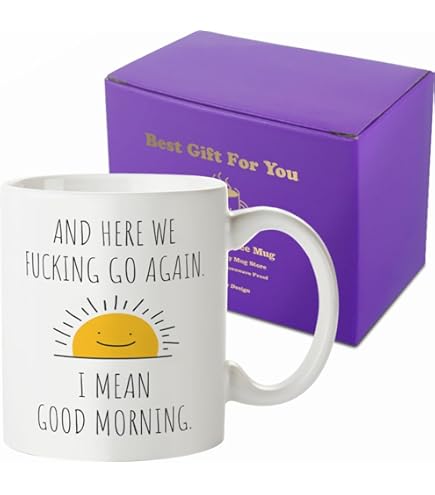 Funny Swear Words F Caw Halloween Mug 11oz Glossy Ceramic Inappropriate