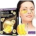 30 Pairs Gold Eye Mask - 24K Pure Nano-Active Gold Under Eye Patches, Power Crystal Gel Collagen Masks, Great for Anti Aging, Moisturizing & Reducing Dark Circles Puffiness Wrinkles