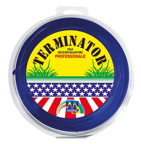 maniver fin496 Wire Brushcutter, 32 M, Blue