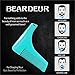 Beard Brush & Shaping Template Comb Trim Tool Guide for Men- for Beards & Mustache Conditioning, Styling & Maintenance, Premium Beard Care Kit