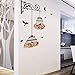 wall stickers home decor Livoty Birdcage Decorative Painting Bedroom Living room TV Wall Stickers Mural