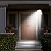 LED Security Light, Dusk to Dawn BWL 22W Outdoor Waterproof Motion Sensor Floodlight, 6000K Daylight, 1600Lm for Entryways Step, Garden, Yard, Deck, Stairs, Wall Light