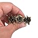 2PCS Retro Vintage Metal French Barrette Clip Hair Clasp Roses Bronze Accessories