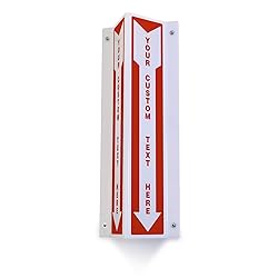 SmartSign Custom Two-Sided V-Shaped Projecting Sign