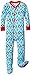 New Jammies Little Boys' Toddler Zippered Footie Pajamas, Poised Penguins, 3T