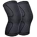 AVIDDA Knee Brace Support Pair for Men Women, Compression Knee Sleeve for Joint Pain Relief, Arthritis, Meniscus Tear, Injury Recovery, Running, Squats, Weight Lifting, Football Gray M