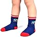 12 Pairs Toddler Boy Socks Grip Socks Baby Boy Cotton Socks Non Slip, Infant Newborn Socks Boy Anti Skid Socks for Kids Boys (12 Pairs Plane & Car, 6-12 Months)