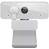Lenovo HD 1080p Webcam (300 FHD) - Monitor Camera with 95° Wide Angle, 360° Rotation Pan & Tilt, Dual Microphones – Attachabl