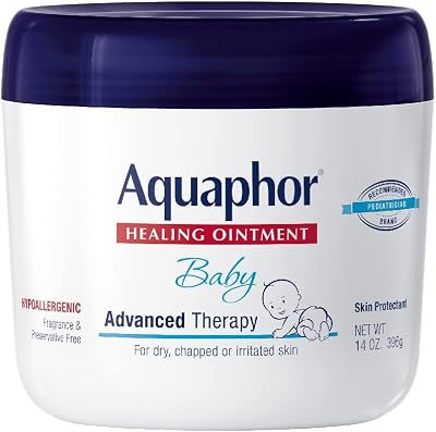 Aquaphor Baby Healing Ointment 14 Oz Jar for Dry or Cracked Skin