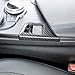 YUECHI Carbon Fiber Style for Alfa Romeo Giulia 2017-2018 ABS Plastic Car Interior Electronic Handbrake Decoration Cover Trim Accessories