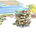BBLIKE Wood Jigsaw Puzzles for Kids Toy in Tin Box, 4 Varying Degree of Difficulty Educational Learning Tool Best Birthday Present for Boys Girls (Vehicle)