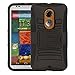 Motorola Moto X+1 Case, E LV- Belt Swivel Clip / Kickstand - Dual Layer Armor Holster Defender Case Cover for Motorola Moto X 2nd Gen (2014 Release) 1 Stylus and 1 Screen Protector - BLACK