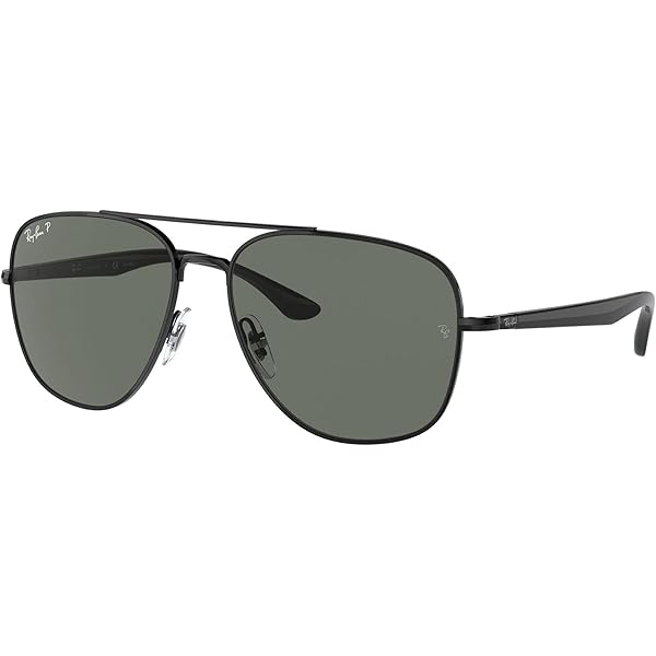 ★Rayn@ ★ Amazon.com: Ray-Ban Unisex Rb3666 Rectangular Sunglasses, Black