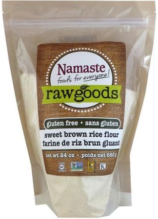 Namaste Foods Raw Goods Gluten Free Sweet Brown Rice Flour, 24 oz (Pack of 2)