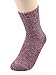Century Star Cashmere Wool Full Cushion Womens Crew Dress Socks, One Size, 5 Pack Solid Color1