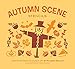 Autumn Scene Stencils: Create Sweet Seasonal Displays with 20 Reusable Stencils!