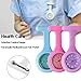 Nurse Watch,Nurse Watch Clip On,Nursing Watch,Clip Watches, Watch with Second Hand,Nurse Watch Nurse Gifts (Purples Rose Blues) (White to Blue)