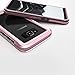ZIZO ION Series for Samsung Galaxy S8 Case Military Grade Drop Tested with Tempered Glass Screen Protector Rose Gold Clear