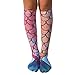 JINSEY 2 Pair Mermaid Photo 3D Printing Knee High Socks