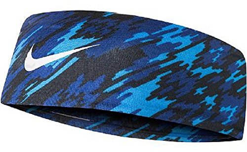 Nike Printed Fury Headband 2.0 (Osfm,Photo Blue/White)