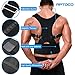 Pro-Coore Back Shoulder Support Adjustable Back Brace for Posture Correction Back Pain Support Size M