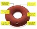 Premium Inflatable Donut Cushion Comfortable for Hemorrhoid,Back and Tailbone Pain Relief. Medical Donut Cushion Ideal for Coccyx Pain, Bedsores, Child Birth, and Pregnancy_Red