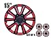 Hubcaps - RED and Black, 