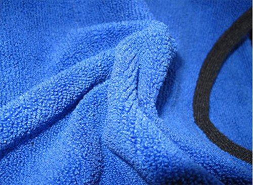 vmree Pet Bathrobe, Puppy Dog Wearable Absorbent Towel Soft Bathtubs Robes Quick-Drying Warm Bathing Suits (Blue, M)