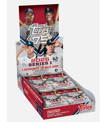 Amazon.com: 2026 Topps Series 1 Baseball Sealed 75th Anniversary