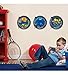 Wall Decals Stickers, Kredy Sea Turtle Shark Fish 3pcs 3D Home Kids' Room Wall Décor Removable DIY Wall Decal Sticker for Kids Boys Girls Bedroom Living Room, 33x33 cm