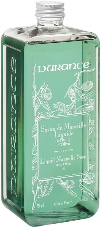 Durance Liquid Marseille Soap Refill 750ml Olive Oil Paraben Free Vegan Hand