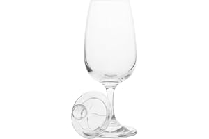 AUTSUPPL Whiskey Nosing Glass Set with Lid, Tulip-Shaped Long Stem Wine Tasting Glasses for Home Bar