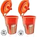 Fill N Save 2 Pack Reusable Carafe K-Cups. 24K Gold Reusable coffee filter for the Keurig 2.0, K200, K300, K400, K500 Series of Machines. Refillable K Carafe Pods (Carafe)