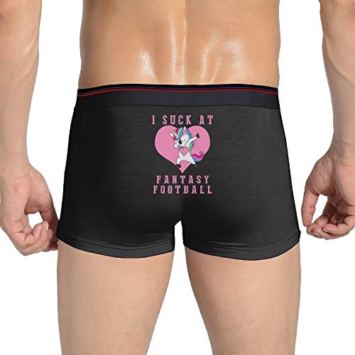 I Suck At Fantasy Football Loser Rainbow Unicorn Men's Seamless Boxer Briefs Underwear
