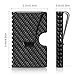 Money Clip, Carbon Fiber Wallet -EGRD Minimalist Front Pocket Slim Wallet, Business Card Holder, RFID Blocking Credit Card Holder For Men(Upgraded Version)