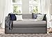 Homelegance Roland Fabric Upholstered Daybed with Trundle, Twin, Gray, Model:4950GY*