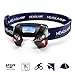 Rechargeable Sensor Headlamp,Ultra Bright 600 Lumens White Cree LED Head Lamp Flashlight with Redlight and Motion Sensor Switch,Great For Running, Camping, Hiking,Waterproof,Lightweight