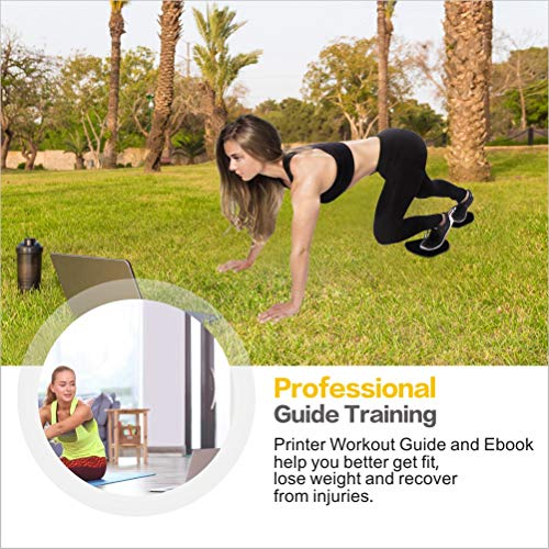 Kamileo-Core-Sliders-2-Pack-Dual-Sided-Exercise-Sliders-with-eBook-Gliding-Discs-Use-on-All-Surfaces-Gliders-Workout-Back-Arms-Legs-Abdomianl-Gym-Home-Travel-Portable-and-Lightweight-Fitness-Sliders