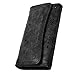 OB OURBAG Women Leather Wallet Clutch Purse Card Holder Ladies Hollow Out Long Wallet Black