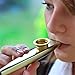 Petift Set of 6 Colors Metal Kazoo Musical Instruments Flutes Companion With 6 Pieces Kazoo Diaphragms for Guitar,Ukulele, Violin, Piano Keyboard for Kids Music Lovers