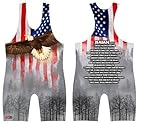 Isaiah 40 Sublimated Wrestling Singlet: Youth and Mens sizes, by 4 Time