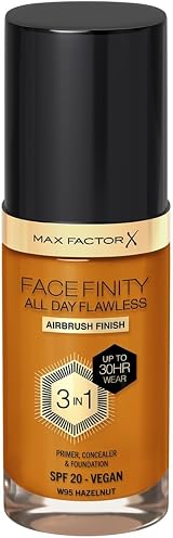 Max Factor Facefinity All Day Flawless Foundation Fb.95 Hazelnut W95