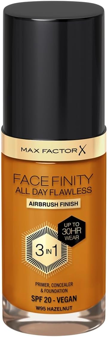 Max Factor Facefinity All Day Flawless Foundation Fb.95 Hazelnut W95