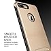 iPhone 8 Plus Case, (Commander - Gold Sand)(Tough Heavy Duty Protection) Premium Hybrid Case (Shockproof Rugged Fit) Dual Layered Cover for Apple iPhone 7 Plus / 8+ 2017 by Lumion