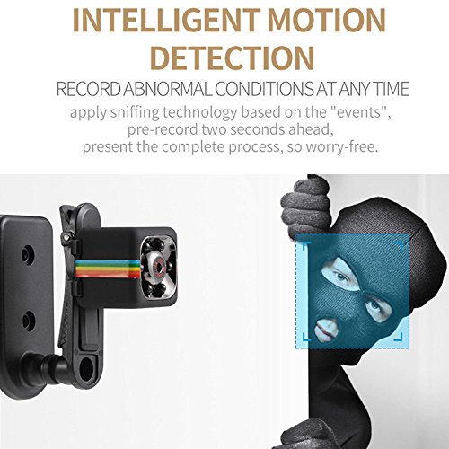 LMNOOP Original SQ11 Portable Security Camera 1080P Sport DV Mini Infrared Night Vision Monitor Concealed Camera Car DV Digital Video Recorder - Thumbnail 3