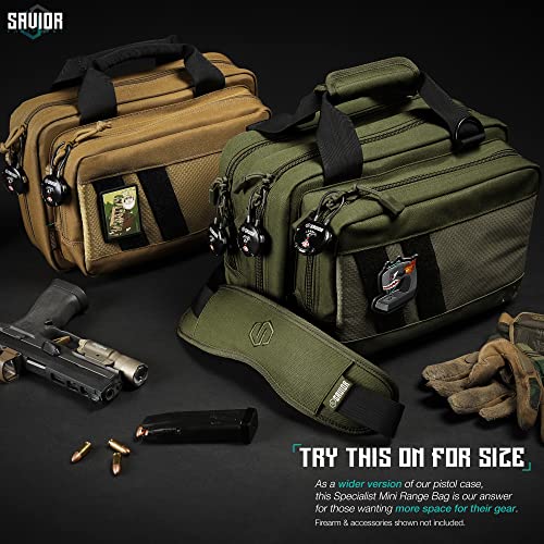 Savior Equipment Specialist Series Mini Range Bag Tactical Dual Pistol